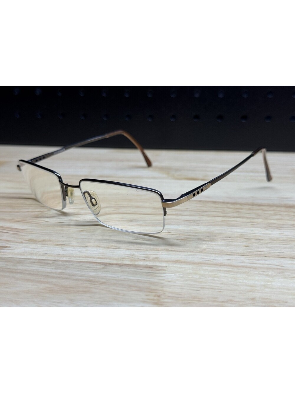 BOGNER Eyeglasses Eschenbach 730506 TITANflex Silver Frames Germany 54[]19-145